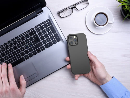 Capa para telemóvel Techancy New TPU em preto, KX5601, com proteção para a lente da câmara, compatível com iPhone 14