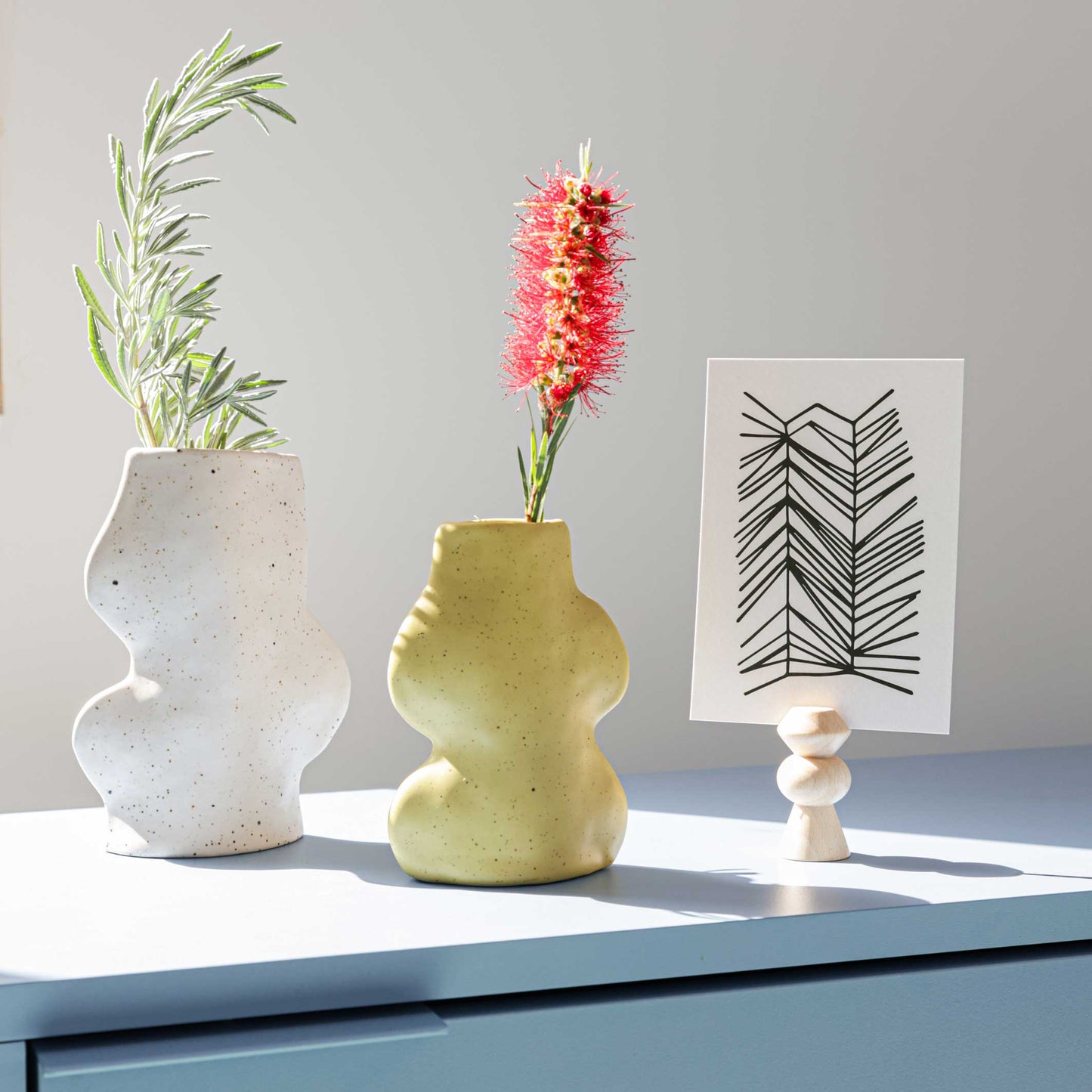 Fluxo Ceramic Vase -  Medium White
